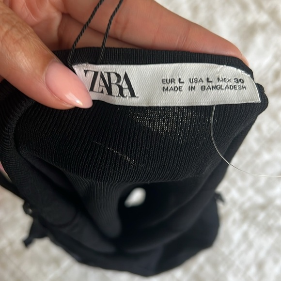 Zara Ribbed Basic Tank Top - Picture 5 of 7